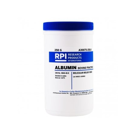 Rpi Albumin, Bovine Fraction V, 250 G A30075-250.0